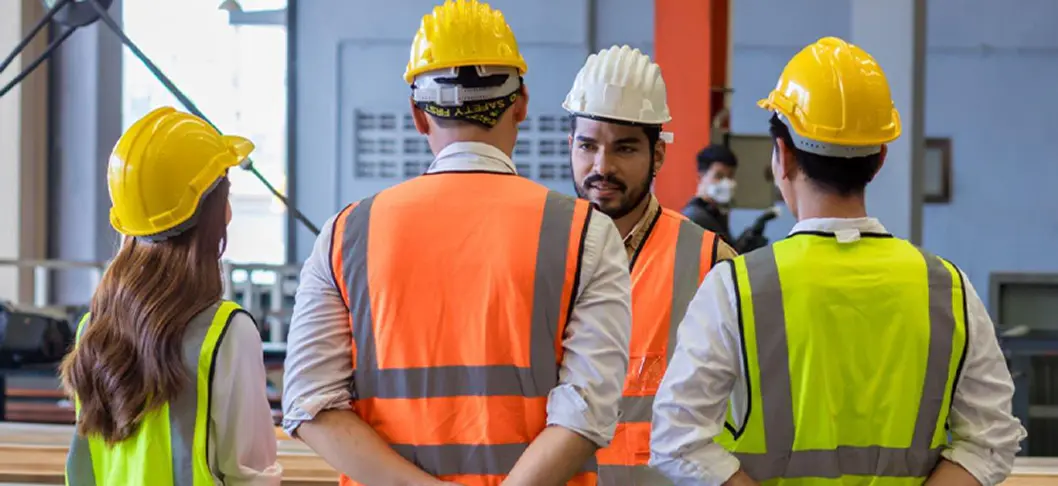 People discussing safety